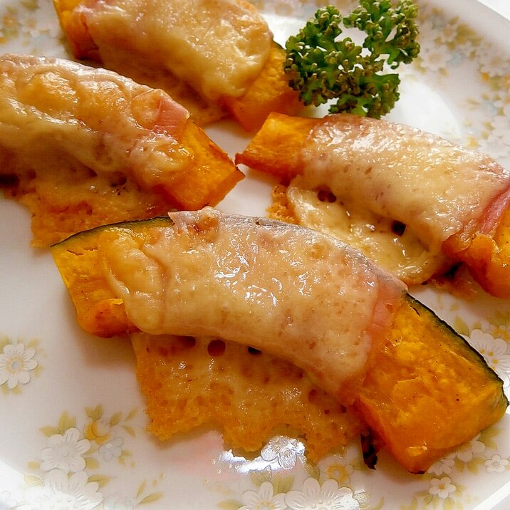 お弁当に かぼちゃの生ハム巻きチーズ焼き レシピ 作り方 By はちわれ413 楽天レシピ お弁当に かぼちゃの生ハム巻きチーズ焼き レシピ 作り方 By はちわれ413 楽天レシピ